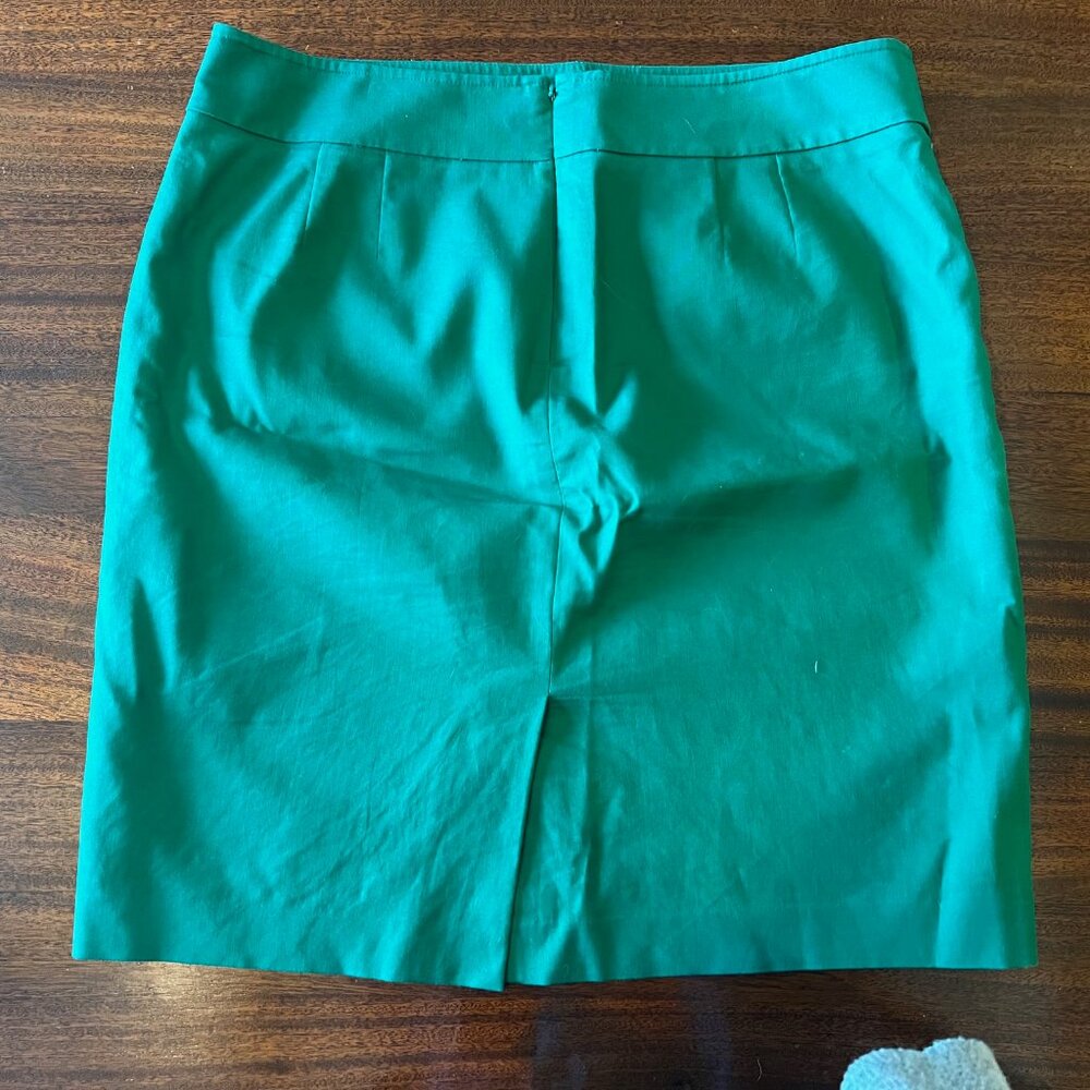 Kelly Green Ann Taylor Pencil Skirt Size 18 - Picture 2 of 4